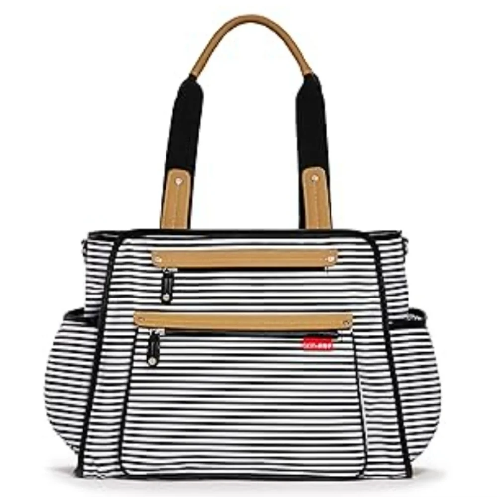 Skip Hop Grand Central Take It All Striped Bag